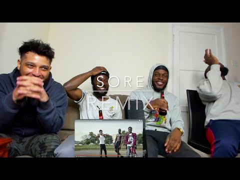 Yaw Tog, Stormzy & Kwesi Arthur - Sore (Remix) (Official Video) | REACTION