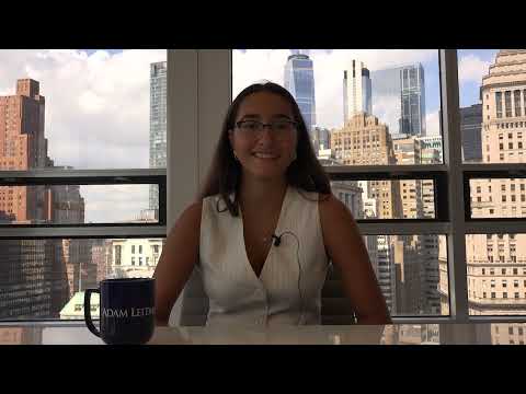 “I am happy every day that I come here because every day is something new, there is something different happening in the office – it is a bustling work environment” – Asli, Summer Marketing Intern testimonial video thumbnail