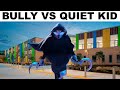 Puss in Boots meme | BULLY VS QUIET KID