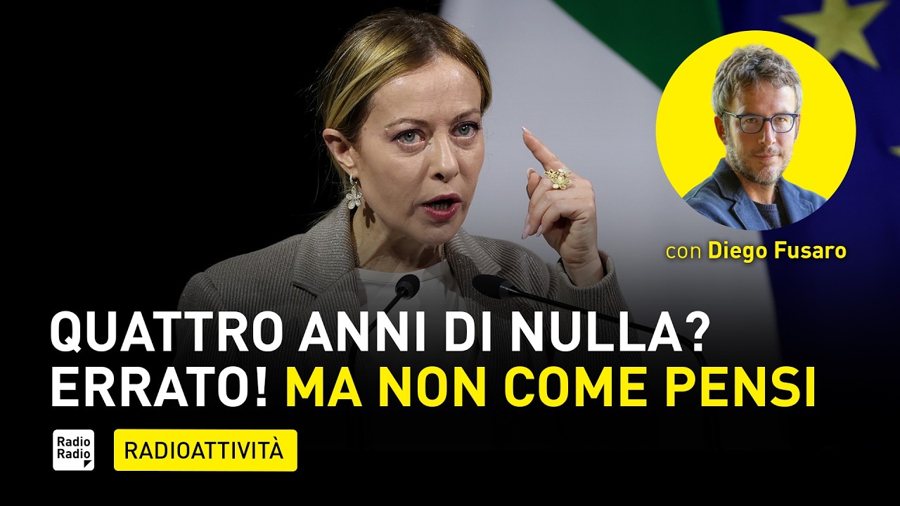 L'ANTISTORIA DEL GOVERNO MELONI CHE NEANCHE LA SINISTRA RIESCE A RACCONTARVI