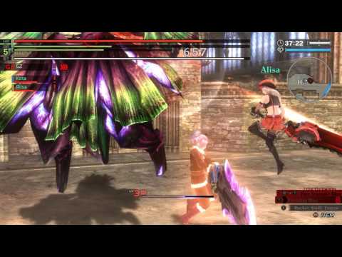 God Eater Resurrection Rank 11 Story Mission 90 Heliamphora Playthrough