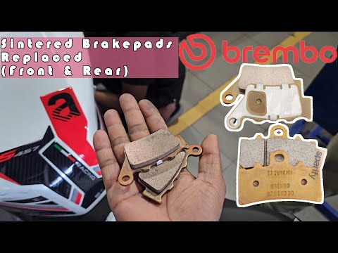 2nd Set of Brake-pads replaced on my RS 457 (Front & Rear) | #brembobrake #apriliars457 #superbike
