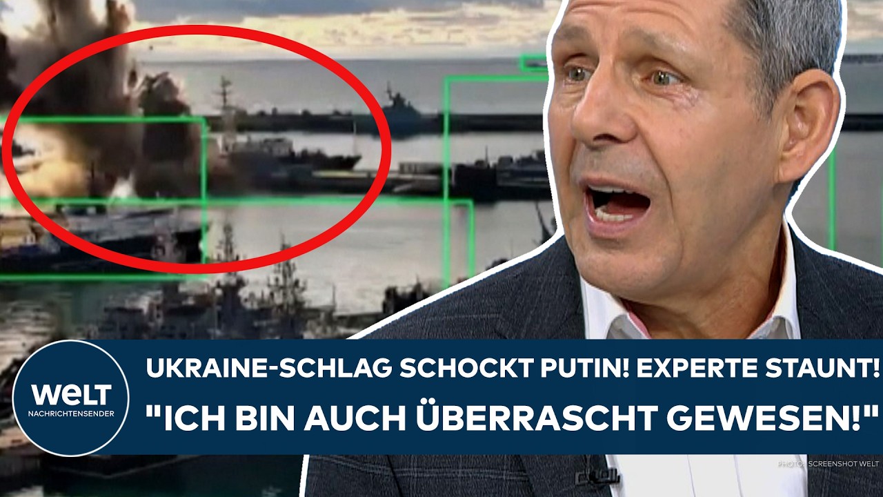 PUTINS KRIEG: Schlag der Ukraine! Experte staunt! "Ich bin auch überrascht gewesen!"