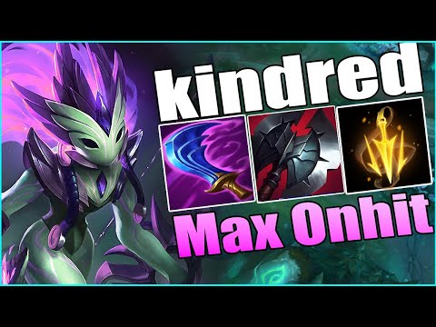 Machine Gun Kindred Shreds Hp Bars From Insane Range! (Lethal Tempo Kindred) - League Of Legends