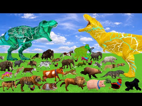 Incredible Animals Race vs Dinosaurs vs Prehistoric Mammals Speed Race Run: Who Will Win?ARBS #2026