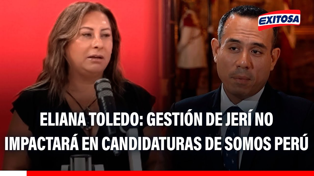 🔴🔵 Gestión de José Jerí no impactará en candidaturas de Somos Perú, señala Eliana Toledo