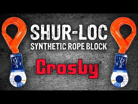 Crosby McKissick SHUR-LOC 1/2 in. Synthetic Rope Block