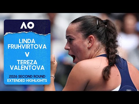 Linda Fruhvirtova v Tereza Valentova Extended Highlights | Australian Open 2026 Second Round