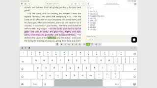 For simple, daily bible reading, I use the Olive Tree Bible app