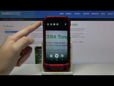 How to Change Camera Volume Button Function in KYOCERA Torque G03 – Set Up Camera Volume Button