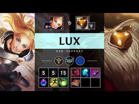 Lux Support vs Bard - EUW Challenger Patch 25.21