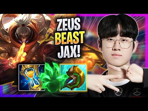 ZEUS IS A BEAST WITH JAX! - T1 Zeus Plays Jax TOP vs Kennen! | Season 2023