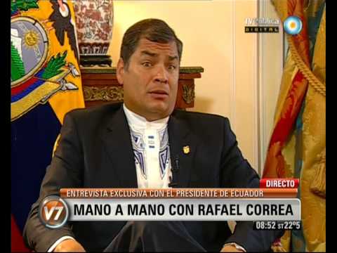 Visión 7: Entrevista con Rafael Correa, presidente del Ecuador