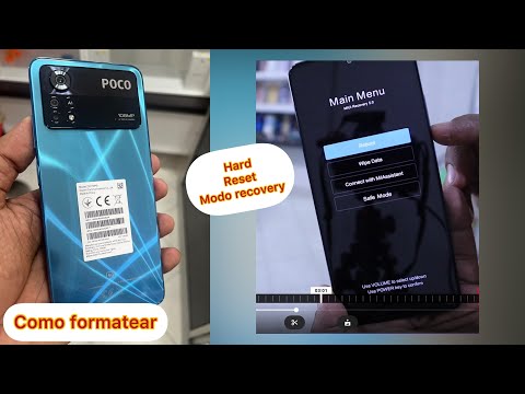 como formatear Poco x4pro [ hard reset ] modo recovery