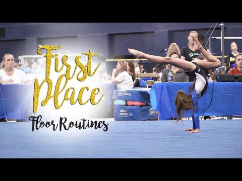 1st Place Gymnastics Competition Floor Routines| Sariah SGG
