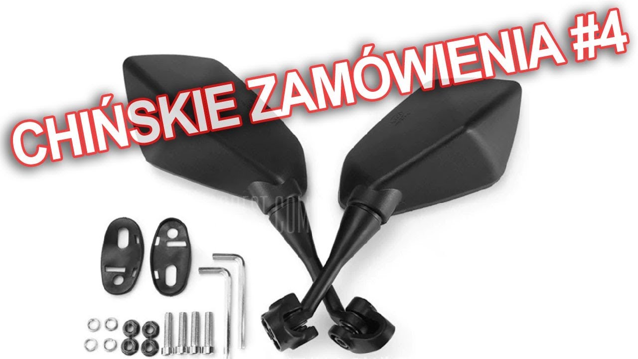 CHIŃSKIE ZAMÓWIENIE #4 | lusterka motocyklowe [RECENZJA & TEST]