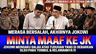 Download lagu BARU SAJA, JOKOWI MINTA MAAF KE JK‼️ MERASA BERSALAH ATAS TUDUHAN HOAX YG DISEBARKAN OLEH TERMUL 😱 mp3