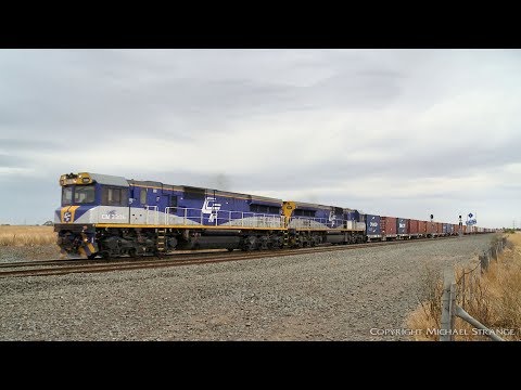 SCT 7922V Dooen / Wimmera Container Lines Freight Train (22/1/2020) - PoathTV Australian Railways