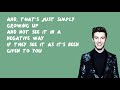 Understand - Shawn Mendes (Lyrics)