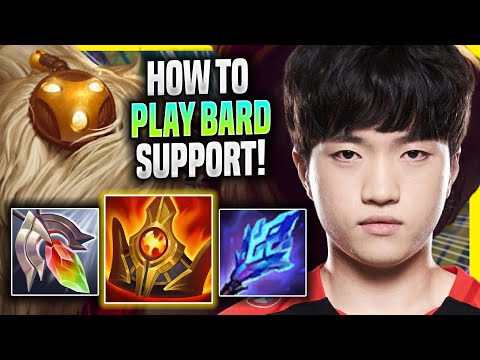LEARN HOW TO PLAY BARD SUPPORT LIKE A PRO! - T1 Keria Plays Bard SUPPORT vs Tahm Kench!