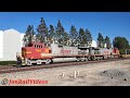 2 24 22 Pre BNSF 794 BNSF 789 All F Warbonnet C44 9W Power On WB Baretable In Los Nietos CA