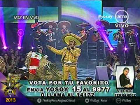 Yo Soy Vicente Fernández -- "Estos celos" (29/05/2013)