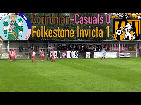 Highlights | Corinthian-Casuals 0-1 Folkestone Invicta | Pitching In Isthmian Premier Division