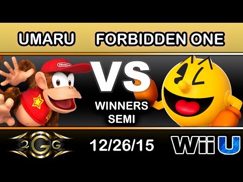 2GGlory 4 - Umaru (Diddy Kong) Vs. The Forbidden One (Pac Man) Winners Semi - Smash Wii U