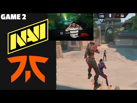 Tarik's Reaction to FNC vs NAVI | GAME 2 | 2023 VCT LOCK//IN