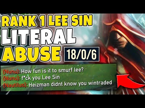 EMBARRASSING ENEMY TEAM WITH MY LEE SIN PLAYS (HILARIOUS STOMP) - League of Legends