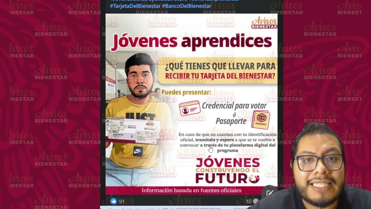 ¡APRENDIZ! aun no sabes que llevar para recibir tu tarjeta del bienestar de JCF 2026