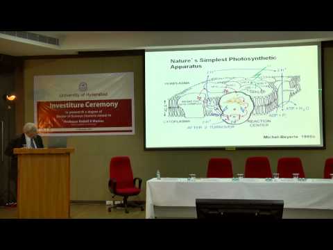 Distinguished lecture by Nobel Laureate Prof.Rudolph A. Marcus