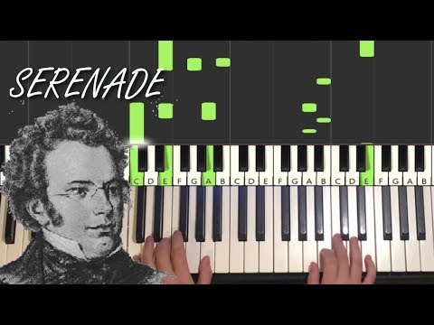 Schubert - Serenade (Piano Tutorial Lesson)