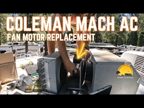 COLEMAN MACH AC Fan Motor Replacement and Maintenance Cleaning