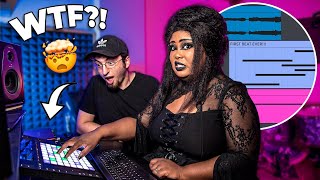 MY WIFE MADE HER FIRST BEAT EVER!! *its actually crazy fire*