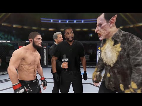 Khabib vs. Count Dracula - EA Sports UFC 4 - Champion Fight