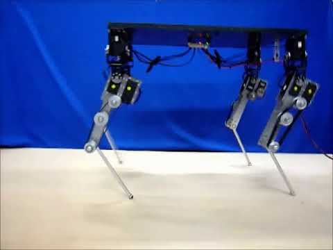 エンジニアリングデザイン学科 4足歩行ロボット　遷移