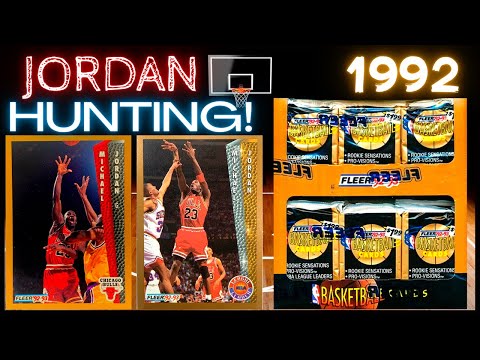 1992 Fleer Basketball Box Opening! Michael Jordan Hunting!