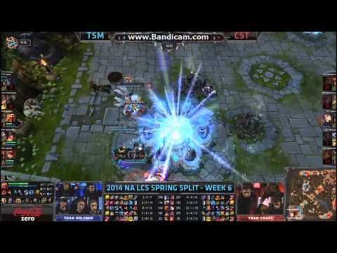 Shiphtur push (New xPeke) TSM vs CST 2014 NA LCS W6D1