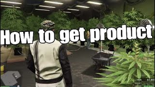 GTA 5 HOW TO GAIN WEED PRODUCT/ IN ANY BUSINESS