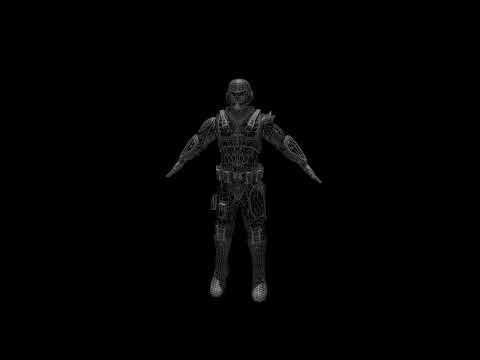 Nod Light Infantry 3D model for Tiberian Genesis.