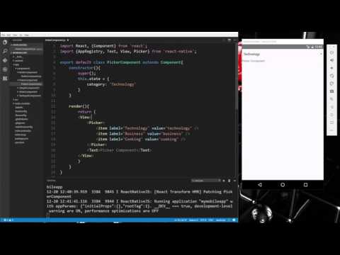 Learn about Components and input controls in React Native Part 5