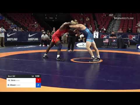 87 Kg Semis - Alan Vera, New York Athletic Club Vs Dan Olsen, Combat W.C. School Of Wrestling 1af5