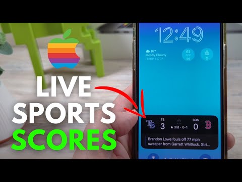 How To Add Live Sports Games To iPhone Lock Screen