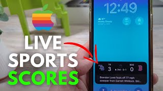 How To Add Live Sports Games To iPhone Lock Screen