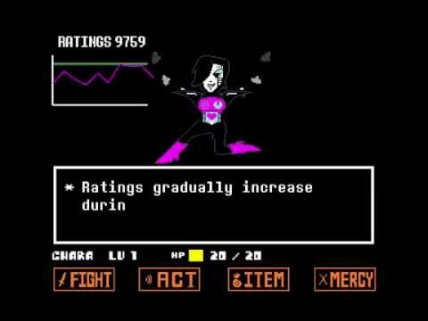 UNDERTALE Mettaton EX Fight (Colored Sprite Mod)