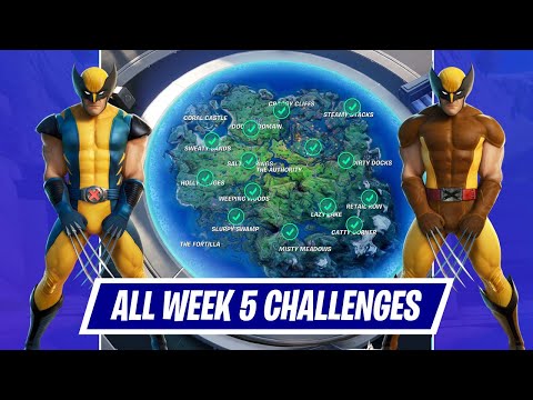 All Week 5 Challenges Guide in Fortnite - How to complete Season 4 Week 5 Challenges in Fortnite