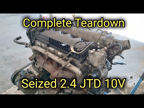 Seized 2.4 JTD 10v Engine! Full Teardown and Damage assessment Alfa Romeo 156, 166 Lancia Thesis