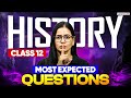 Class 12 History Most Important MCQ S History Most Expected Questions Board Exam 2026