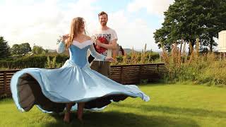 Sleeping Beauty Transformation dress test